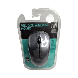 Logitech M190 Full-Size Wireless Mouse Black 18 Month Battery 910-005901 NEW